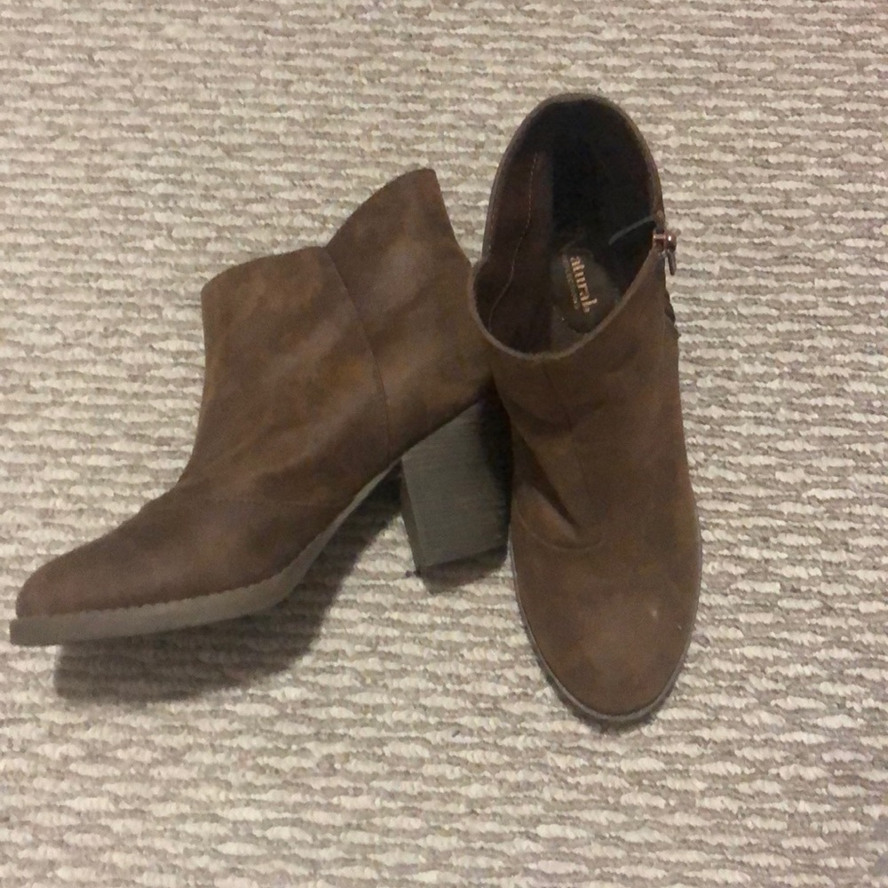 Brown booties